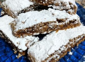 Foto principal de Cuadrados rellenos de membrillo saludables