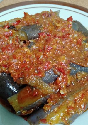 Foto resep Terong Rebus Balado