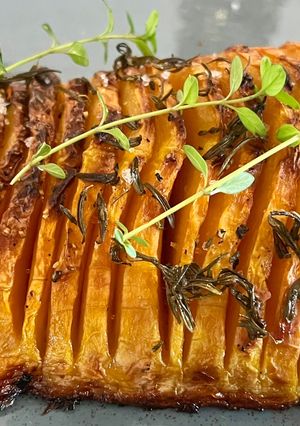 Butternut sütőtök köret recept fotója