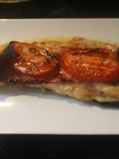 Una foto de Trucha con bacon y tomate en freidora de aire