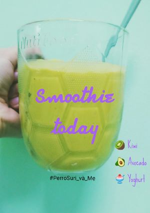 Hình của món Kiwi mix Avocado Smoothie.