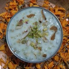 Sabudana kheer A picture of Sabudana kheer.