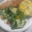 Seafood portabello