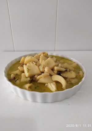 Una foto de Choco en salsa. Olla GM