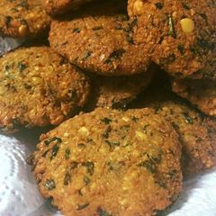 A picture of Palak Chana Dal Kebabs.