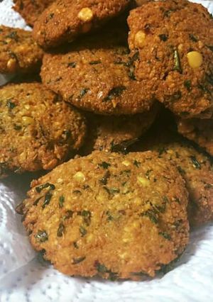 A picture of Palak Chana Dal Kebabs.