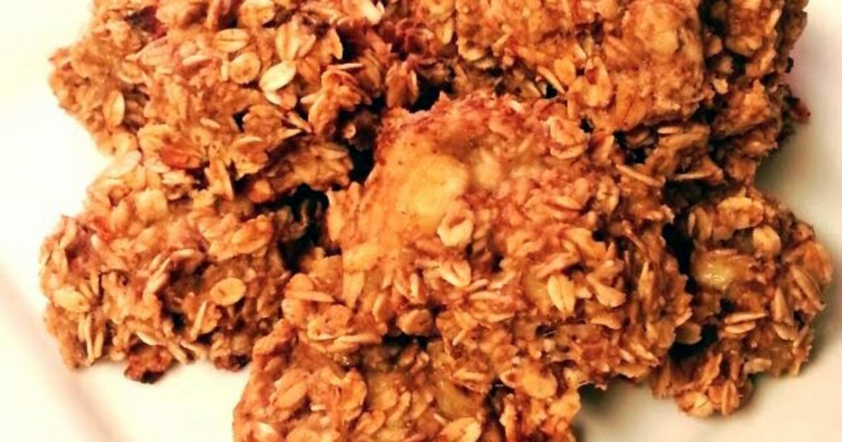 Flourless Oatmeal Banana Almond Butter Cookies Recipe by esmeralda
