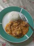 Guiso de papas con chanchito y arroz