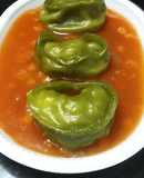 Spinch momos with knorr tomato soup