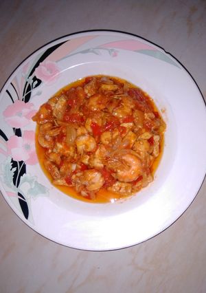 Foto resep Udang saus asam manis