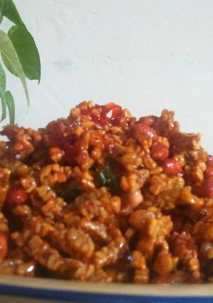 Foto resep Kering Tempe Kacang Pedes Manis