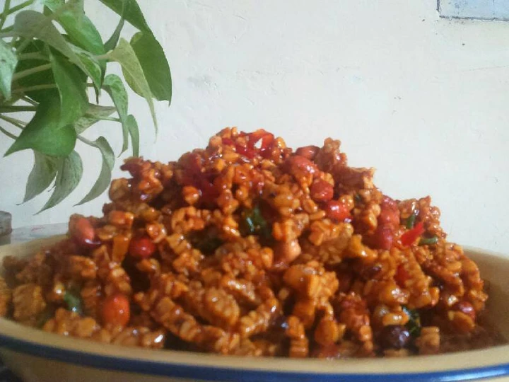 Cara Gampang Membikin Resep Kering Tempe Kacang Pedes Manis yang Lezat Sekali Anti Ribet, Mantap