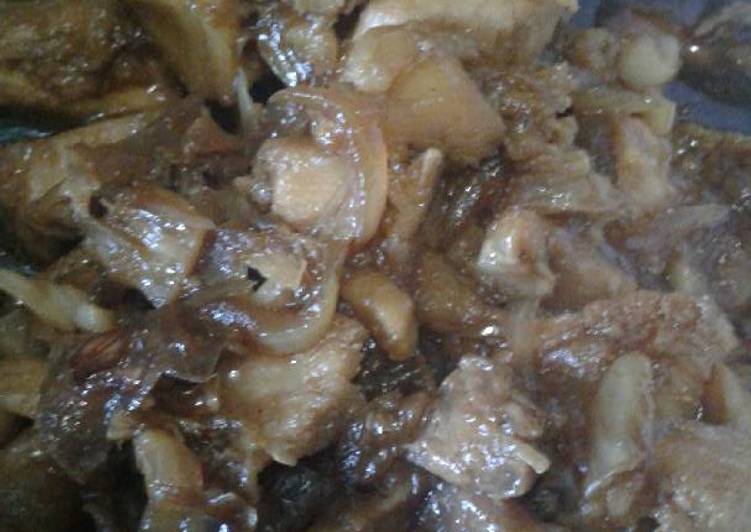 Proses Menyiapkan Ayam goreng saos tiram suka suka yang Bisa Manjain Lidah