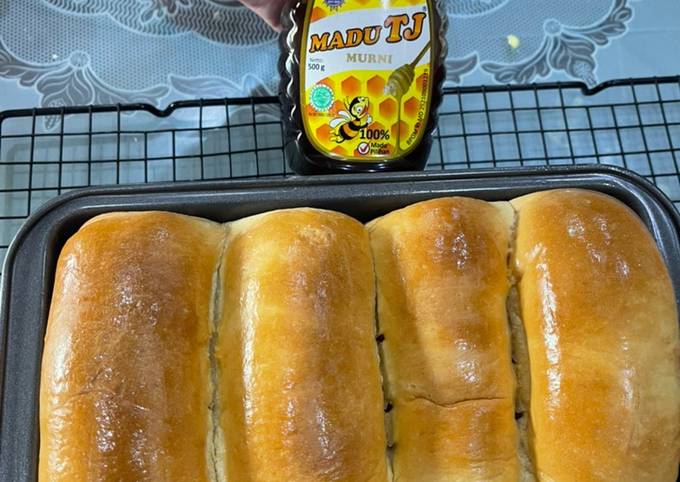 Cara bikin Shokupan honey / roti tawar madu Cara bikin Shokupan honey / roti tawar madu