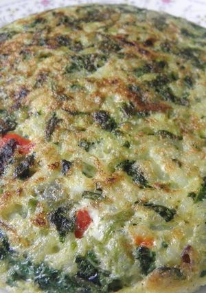 Una foto de Tortilla de claras y acelga