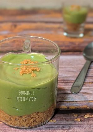 A picture of Avocado cheesecake.