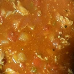Barbecue chili A picture of Barbecue chili.