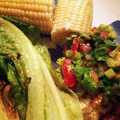A picture of Fresh Avocado And Tomato Salad.