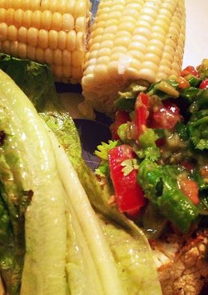 A picture of Fresh Avocado And Tomato Salad.