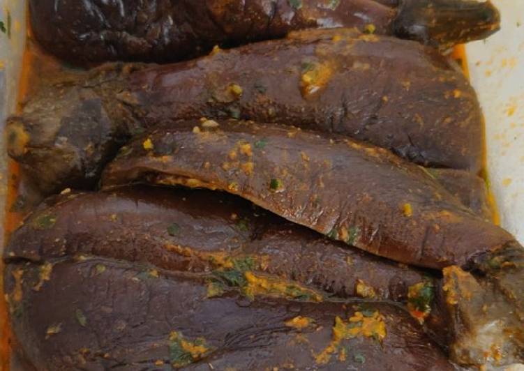 باذنجان متبل على الطريقة المغربية