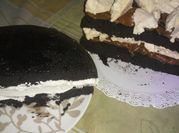 Una foto de torta oreo para postre