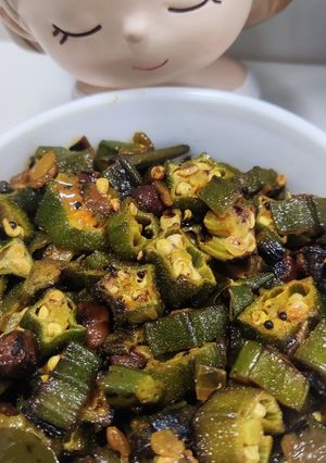 A picture of Simple bendi fry.