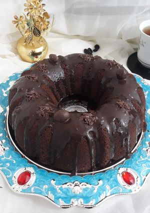 عکسی از دستور کیک موکا با پودر قهوه