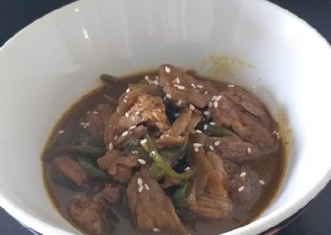 Daging sapi teriyaki