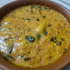 A picture of Dahi aloo ki sabji.