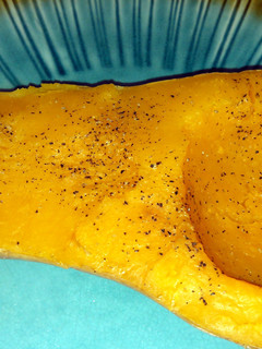 A picture of Baked butternut squash.