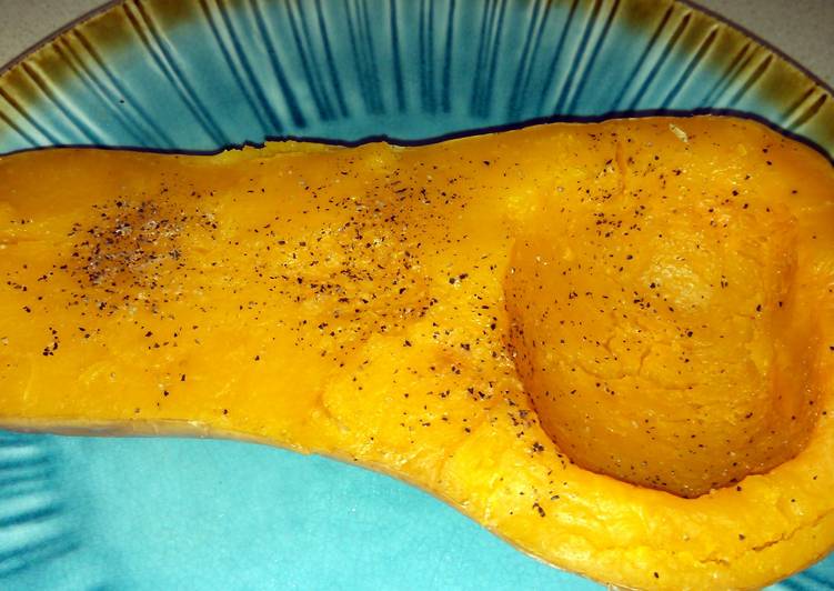 Baked butternut squash