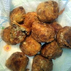 A picture of Boudin Balls.