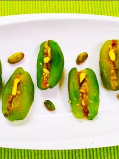 A picture of Parwal Mithai.