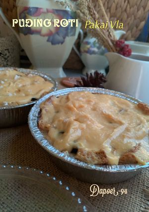 Foto resep Puding Roti Panggang | pakai Vla
