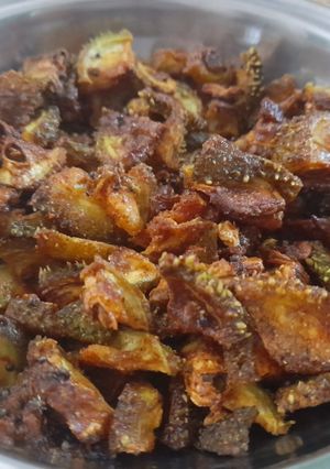 A picture of Stir fry spiny gourd.