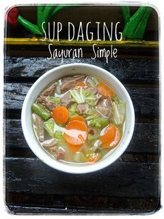 Foto resep Sup Daging Sayuran Simple