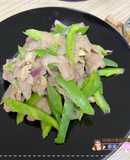 味噌炒青椒洋蔥豬肉