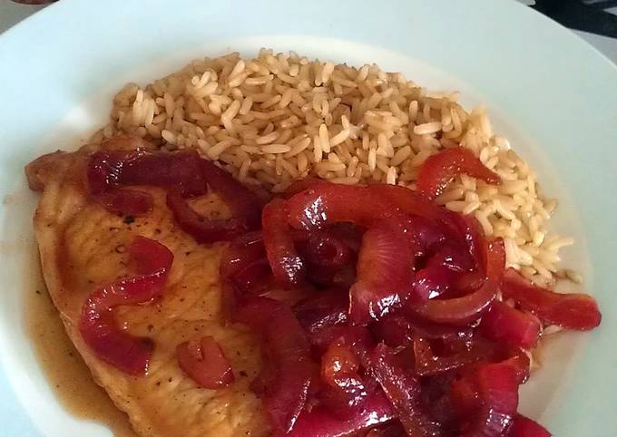 Vickys Pork & Rice with Sweet & Sour Onions, GF DF EF SF NF