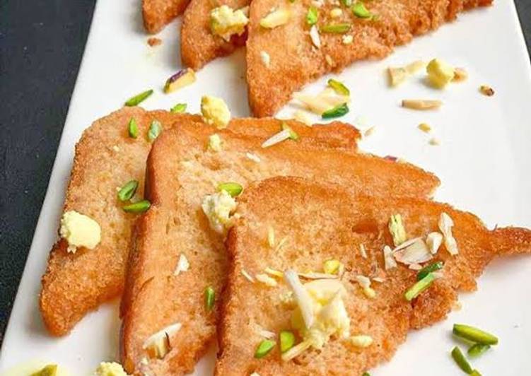 Recipe of Speedy Thandai Shahi Tukra
