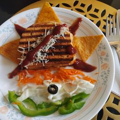 A picture of Chinese grilled sandwich.