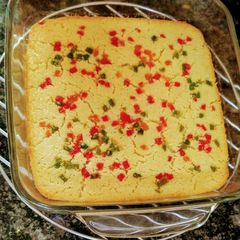Eggless sweet lime cake with tutti frutti A picture of Eggless sweet lime cake with tutti frutti.