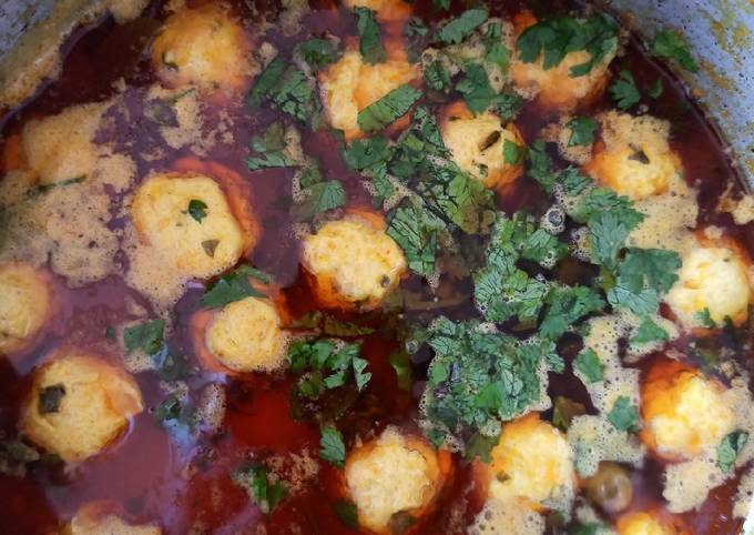 Recipe of Eric Ripert Chicken kabab with gravy