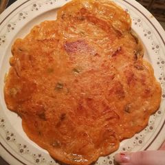 A picture of Kimchi Pancakes.