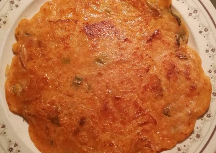 Recipe of Any-night-of-the-week Kimchi Pancakes