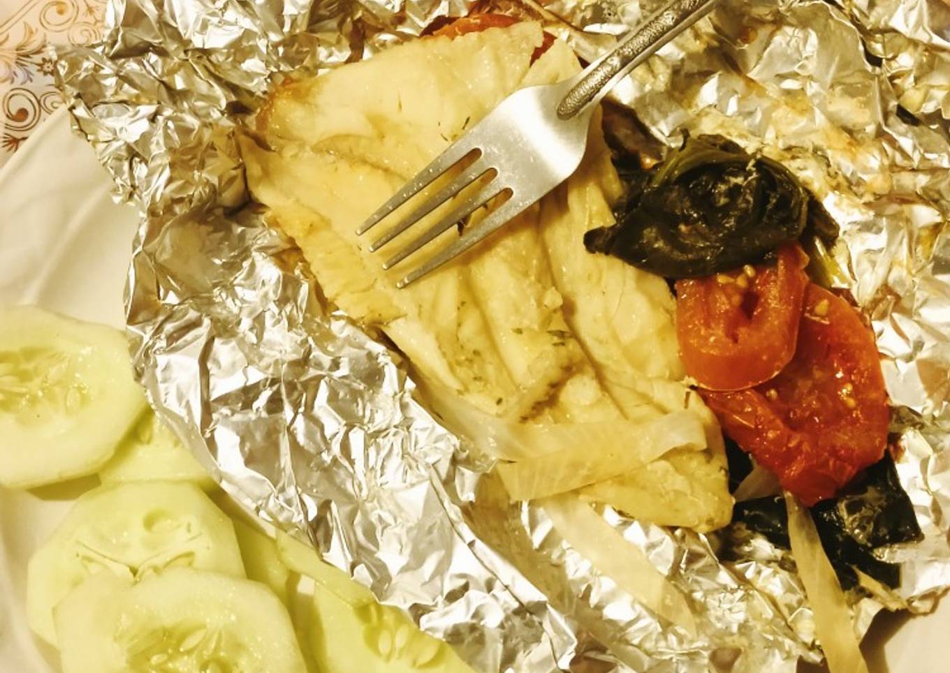 Pescado empapelado 😋