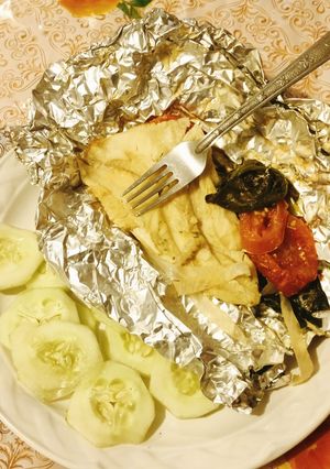 Una foto de Pescado empapelado 😋