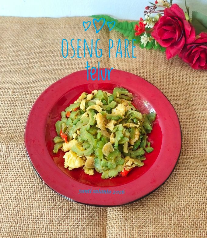 Foto resep Oseng Pare Telur