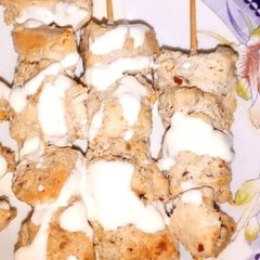 A picture of Chicken creamy malai boti.