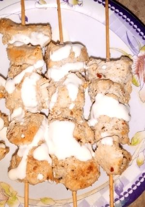 A picture of Chicken creamy malai boti.