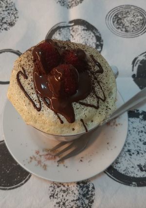 O poză a rețetei Mug Cake.